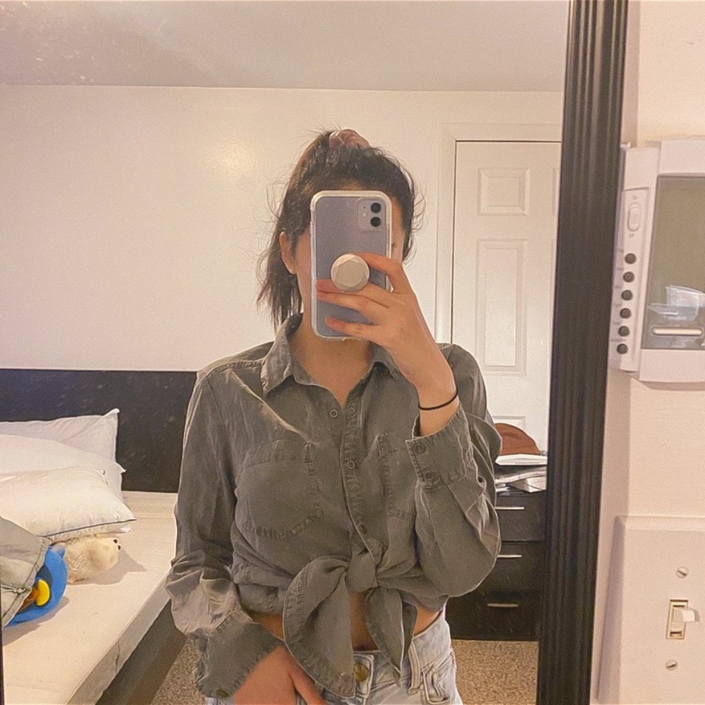 Jean Button Up Shirt